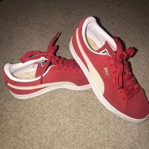 Red Puma Sneakers